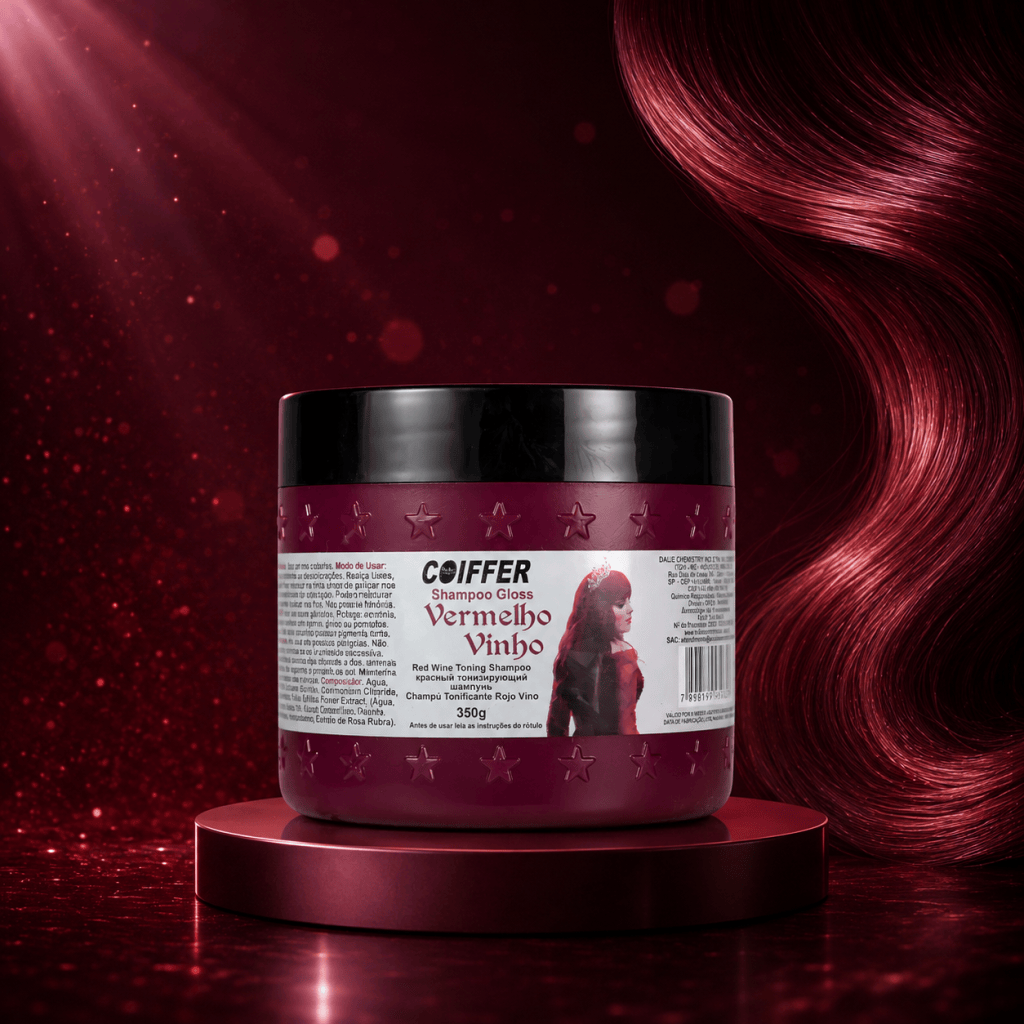 Champú Rojo Vino COIFFER